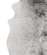Salt and Pepper Black Large Brazilian Cowhide Rug 6'3"H x 5'3"W #83421 by Hudson Hides