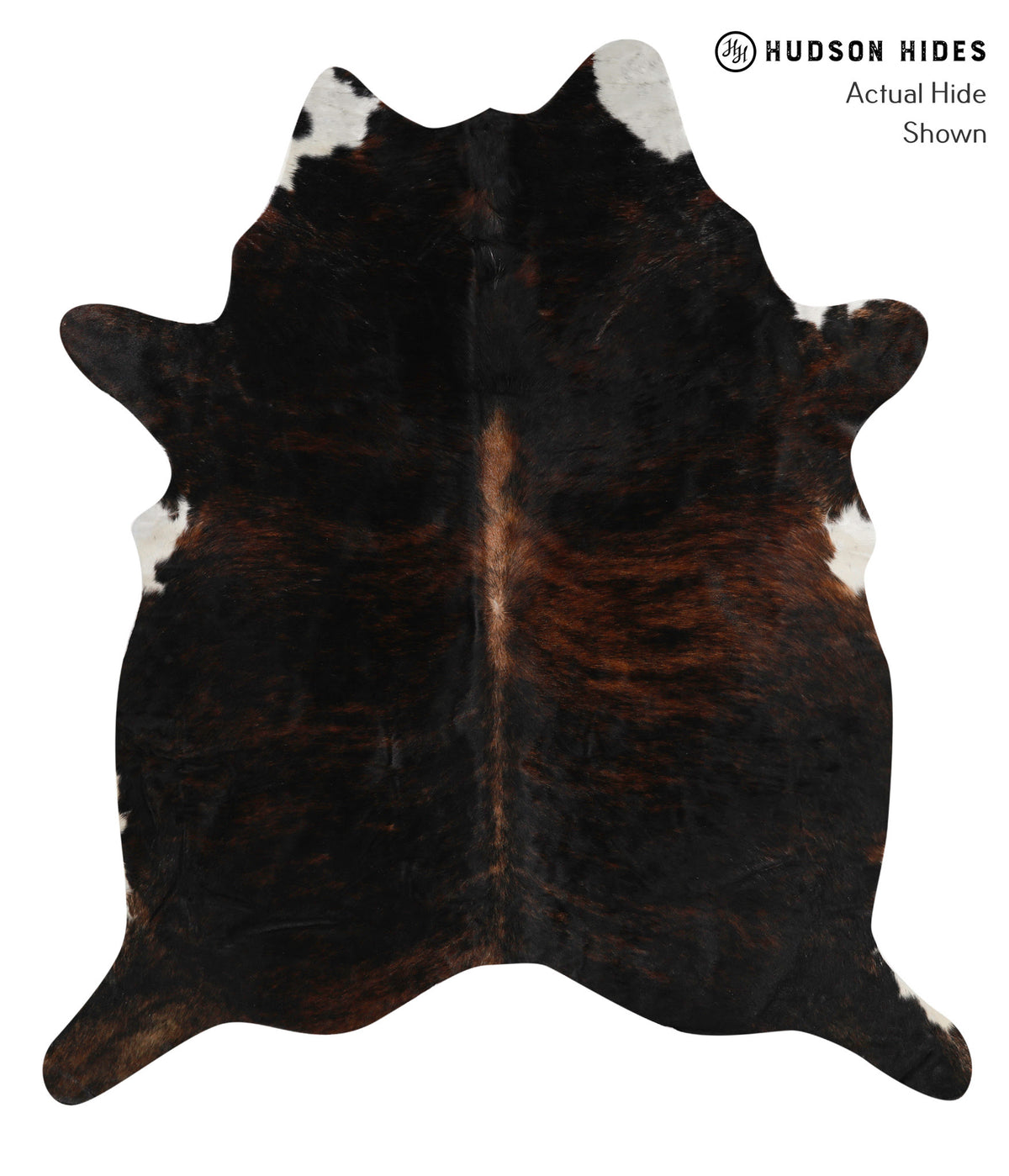 Dark Brindle Cowhide Rug #83444