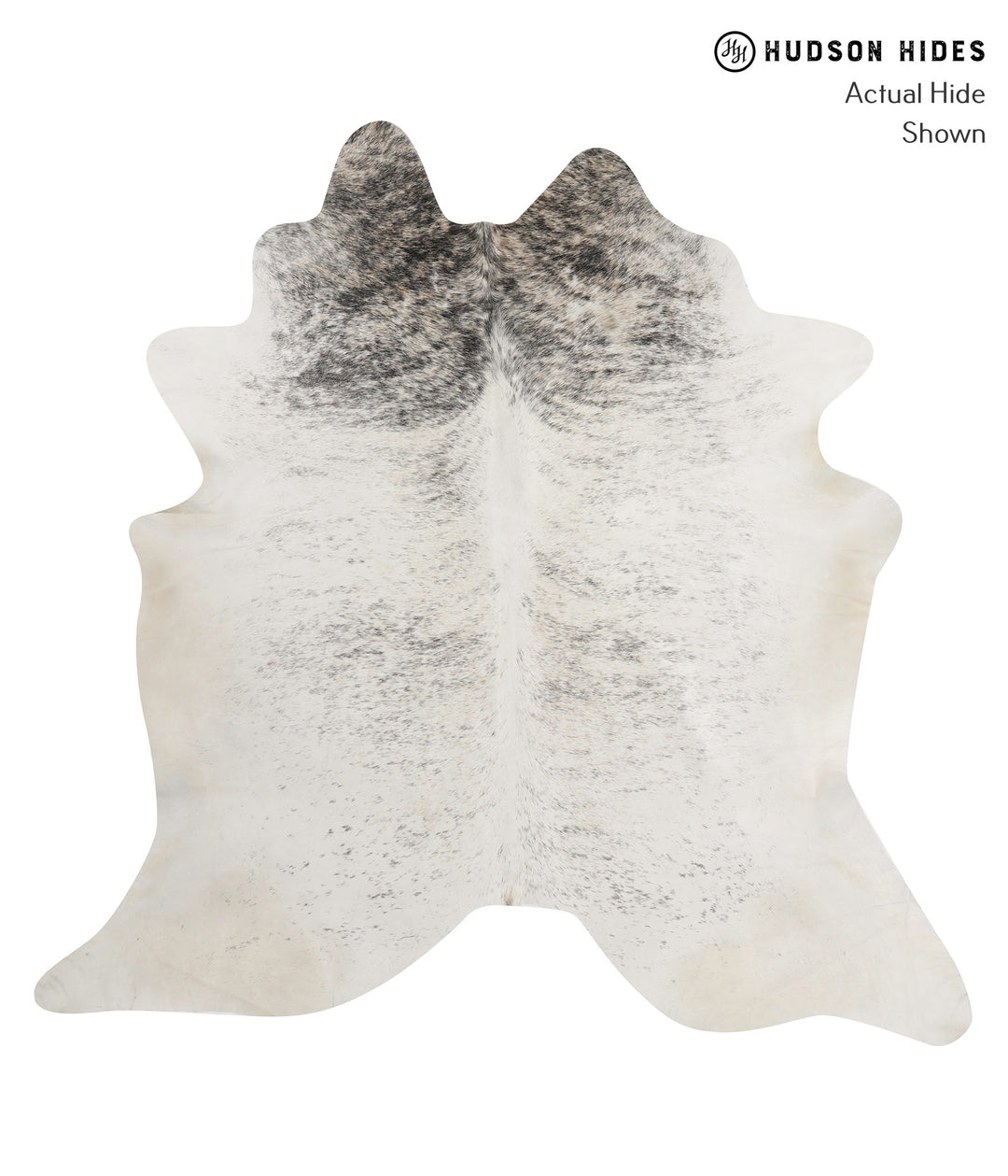 Grey Brindle XX-Large Brazilian Cowhide Rug 7'11"H x 7'11"W #83543 by 