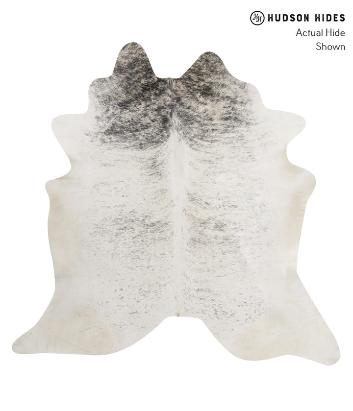 Grey Brindle XX-Large Brazilian Cowhide Rug 7'11"H x 7'11"W #83543 by Hudson Hides