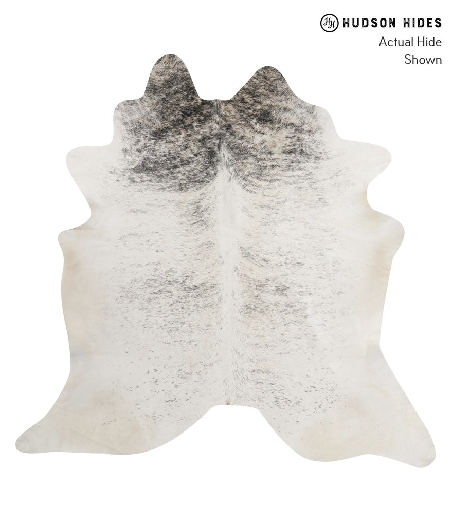 Grey Brindle XX-Large Brazilian Cowhide Rug 7'11"H x 7'11"W #83543 by Hudson Hides
