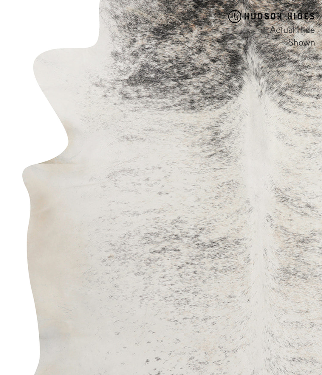Grey Brindle XX-Large Brazilian Cowhide Rug 7'11"H x 7'11"W #83543 by 
