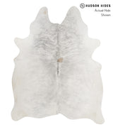 Grey Brindle XX-Large Brazilian Cowhide Rug 7'11"H x 6'4"W #83624 by Hudson Hides