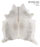 Medium Grey X-Large Brazilian Cowhide Rug 6'9"H x 6'1"W #83766 by Hudson Hides