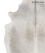 Medium Grey X-Large Brazilian Cowhide Rug 6'9"H x 6'1"W #83766 by Hudson Hides