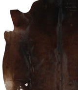 Chocolate X-Large Brazilian Cowhide Rug 7'0"H x 6'4"W #83786 by Hudson Hides