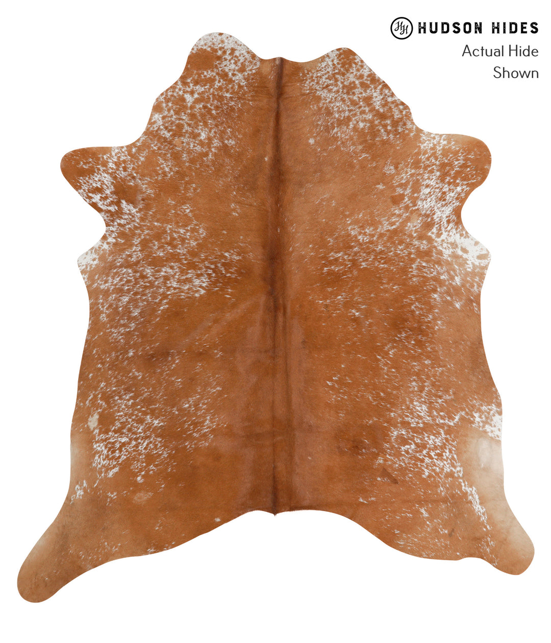 Salt and Pepper Brown X-Large Brazilian Cowhide Rug 7'1"H x 6'4"W #837