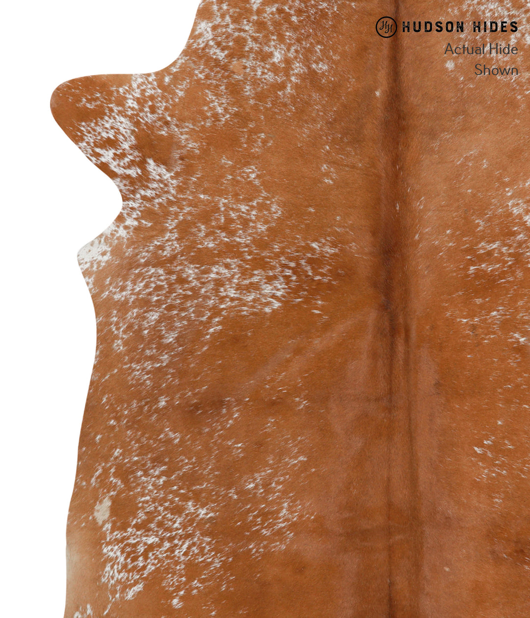 Salt and Pepper Brown X-Large Brazilian Cowhide Rug 7'1"H x 6'4"W #837