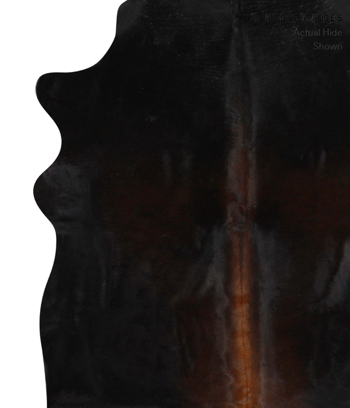 Chocolate X-Large Brazilian Cowhide Rug 7'3"H x 5'7"W #83795 by Hudson Hides