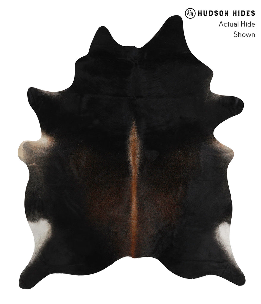 Chocolate X-Large Brazilian Cowhide Rug 7'1"H x 5'11"W #83802 by Hudson Hides