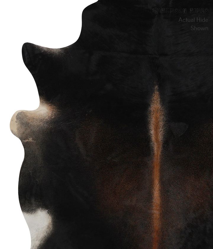Chocolate X-Large Brazilian Cowhide Rug 7'1"H x 5'11"W #83802 by Hudson Hides