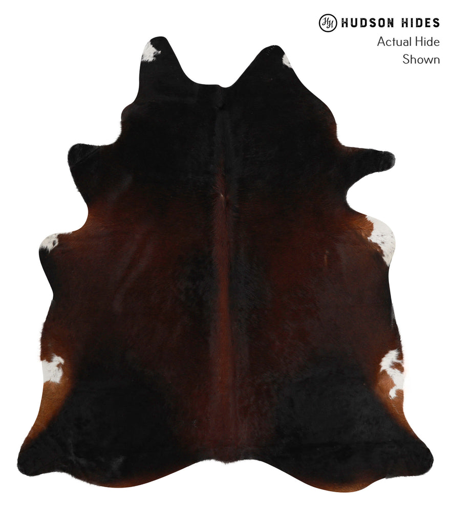 Chocolate X-Large Brazilian Cowhide Rug 6'11"H x 6'3"W #83803 by Hudson Hides