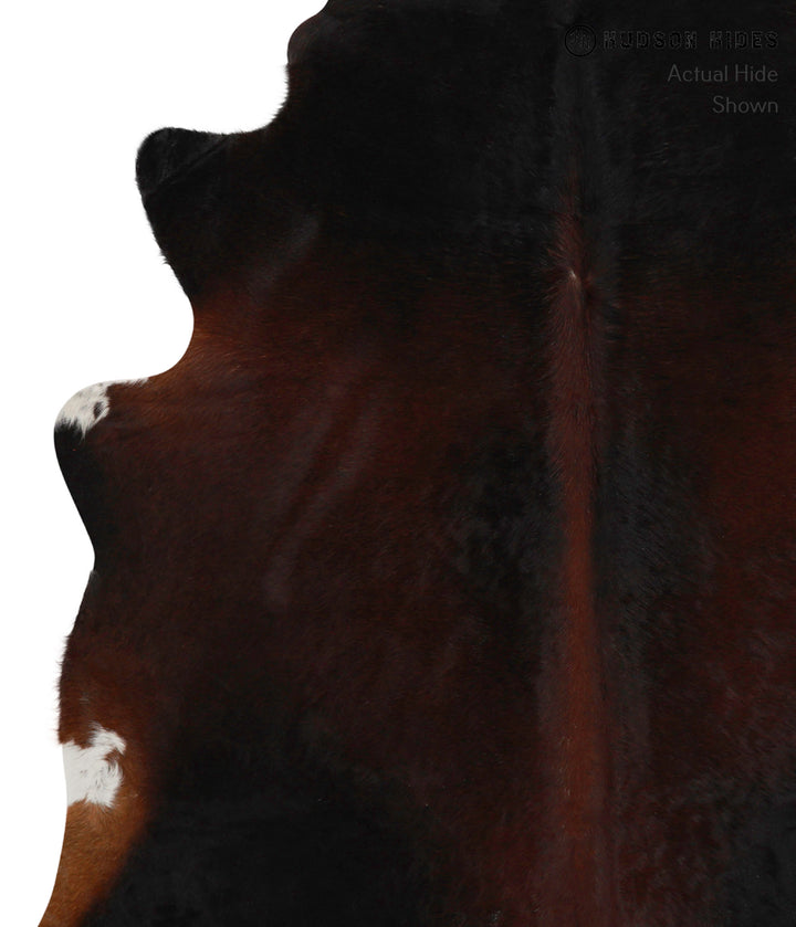 Chocolate X-Large Brazilian Cowhide Rug 6'11"H x 6'3"W #83803 by Hudson Hides