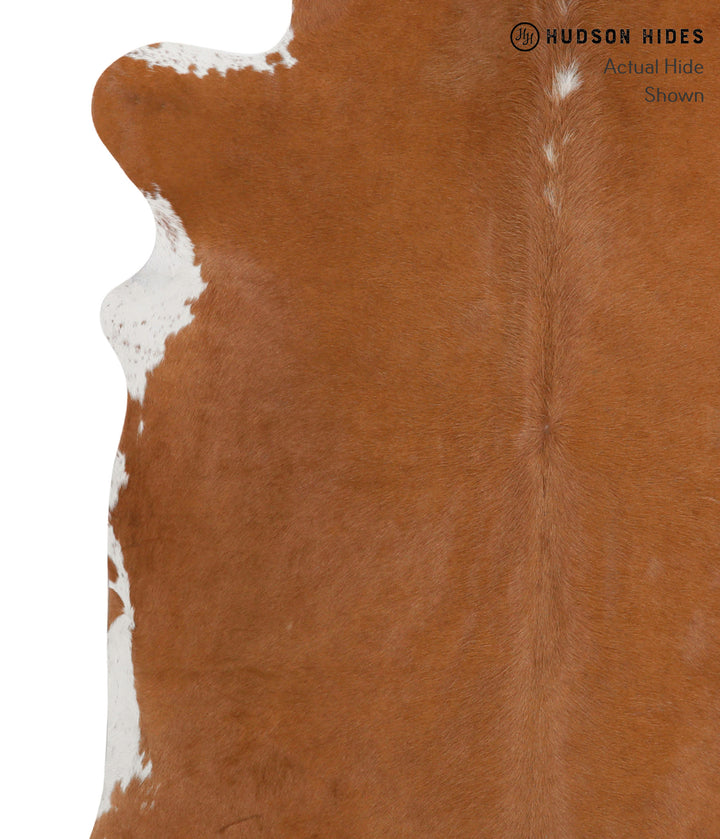 Solid Brown X-Large Brazilian Cowhide Rug 6'8"H x 6'0"W #83847 by Hudson Hides