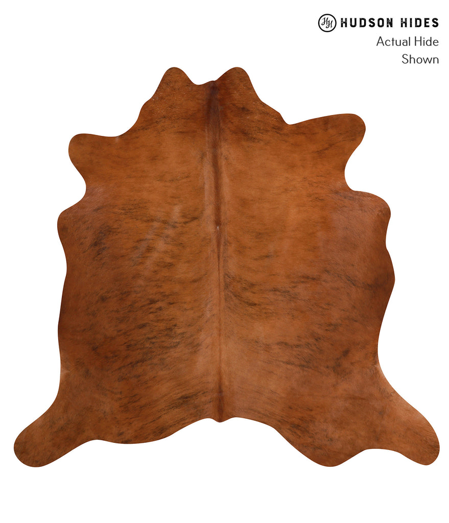 Medium Brindle X-Large Brazilian Cowhide Rug 6'2"H x 6'7"W #83875 by Hudson Hides