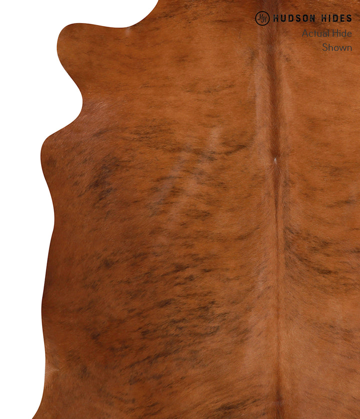 Medium Brindle X-Large Brazilian Cowhide Rug 6'2"H x 6'7"W #83875 by Hudson Hides