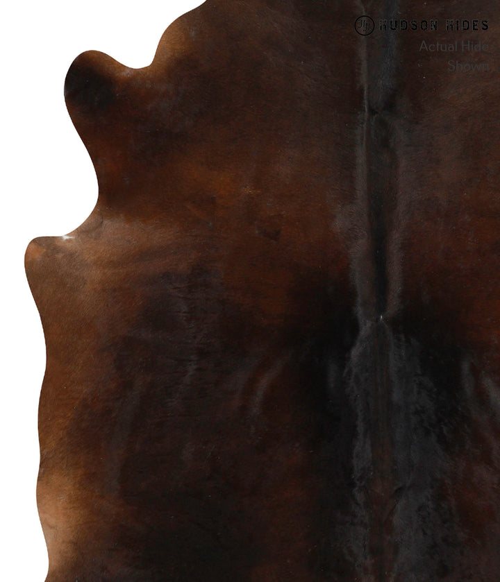 Chocolate X-Large Brazilian Cowhide Rug 6'10"H x 6'4"W #83888 by Hudson Hides