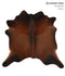 Warm Caramel Large Brazilian Cowhide Rug 5'8