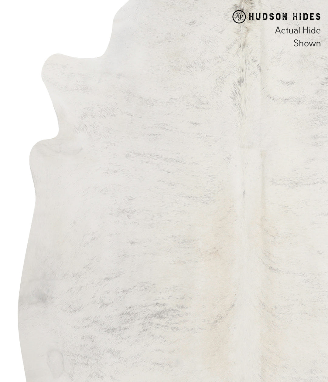 Grey Brindle X-Large Brazilian Cowhide Rug 7'6"H x 6'3"W #83934 by Hud