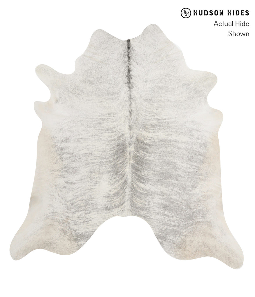 Grey Brindle X-Large Brazilian Cowhide Rug 6'8"H x 6'6"W #83947 by Hudson Hides