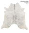 Grey Brindle X-Large Brazilian Cowhide Rug 6'8