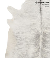 Grey Brindle X-Large Brazilian Cowhide Rug 6'8"H x 6'6"W #83947 by Hudson Hides
