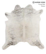 Grey Brindle X-Large Brazilian Cowhide Rug 6'10"H x 6'5"W #83953 by Hudson Hides