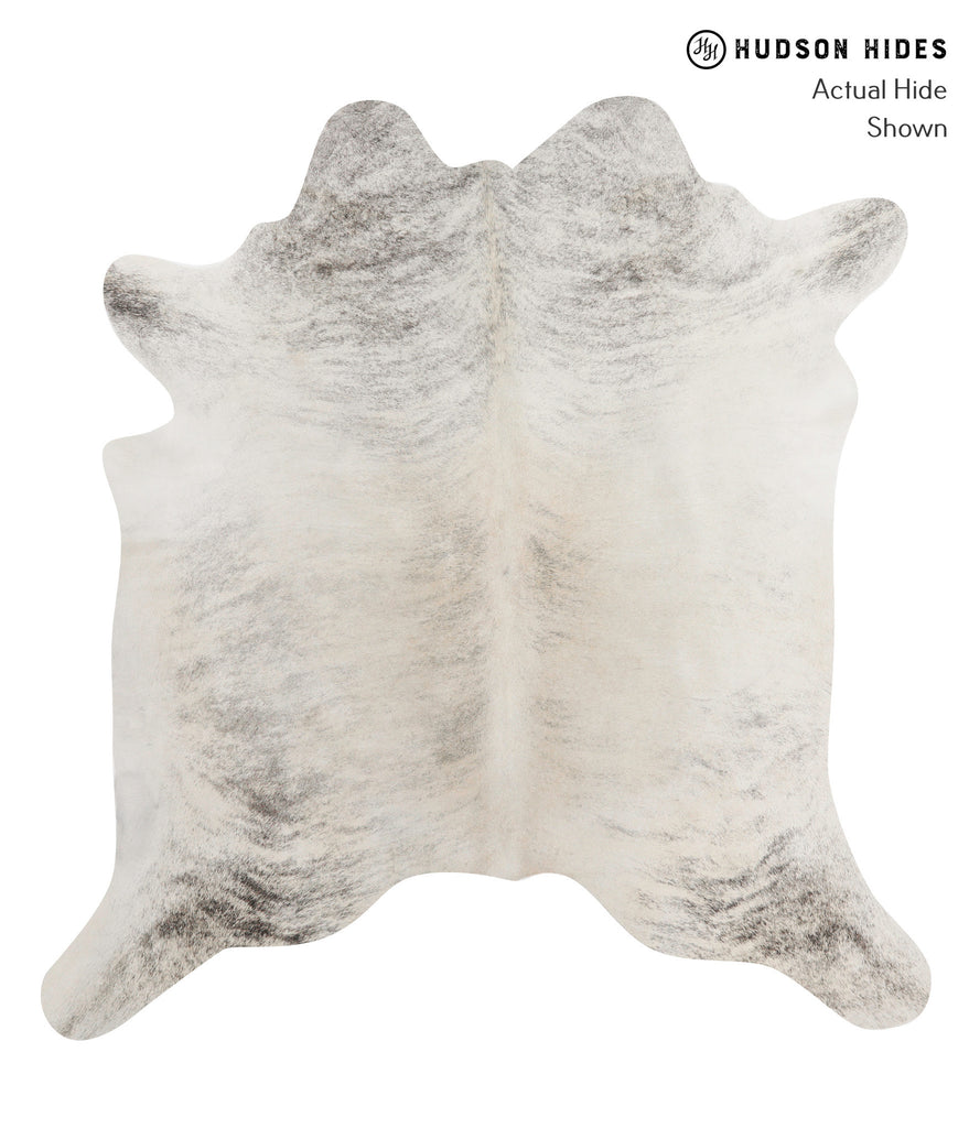 Grey Brindle X-Large Brazilian Cowhide Rug 6'10"H x 6'5"W #83953 by Hudson Hides