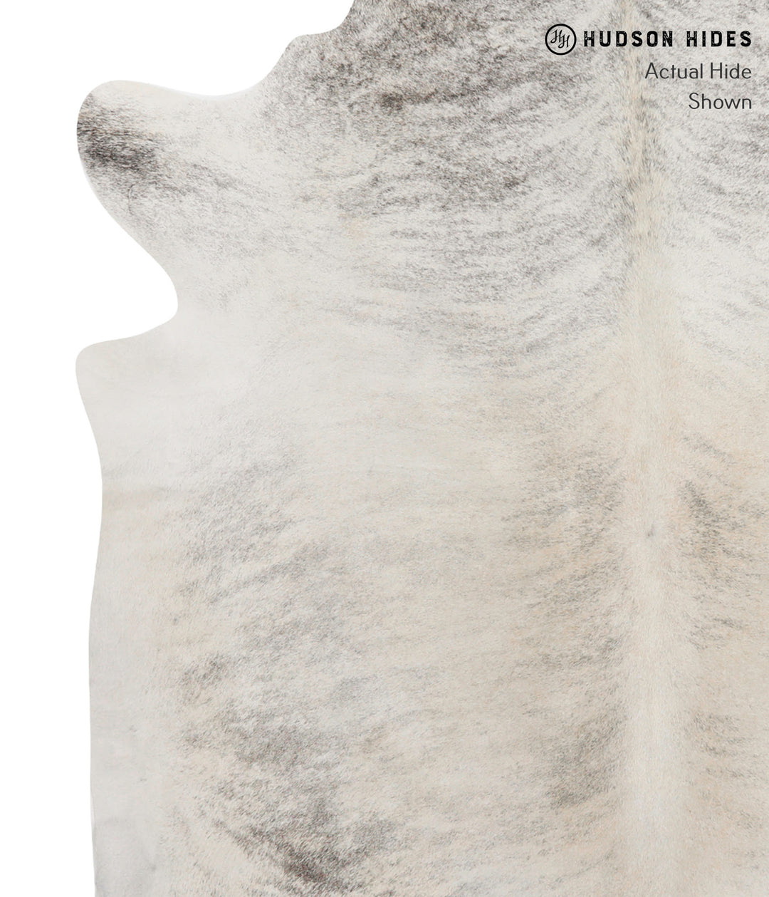 Grey Brindle X-Large Brazilian Cowhide Rug 6'10"H x 6'5"W #83953 by Hu