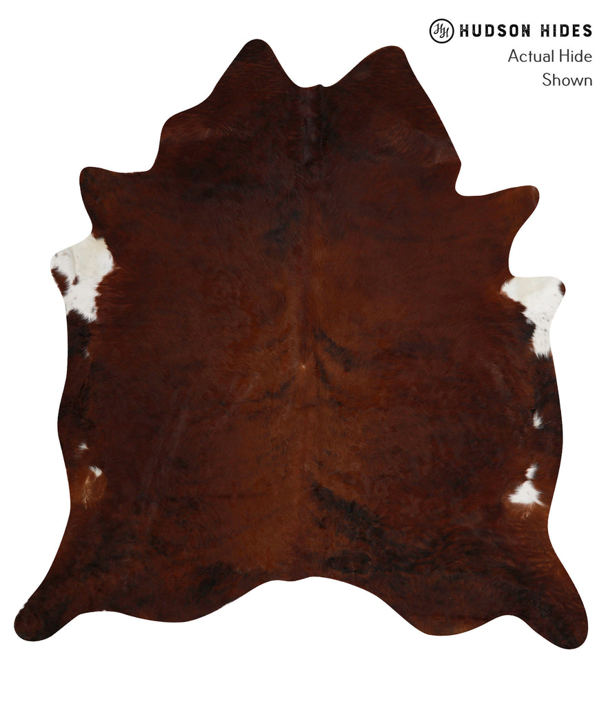 Medium Brindle XX-Large Brazilian Cowhide Rug 7'7"H x 7'1"W #83976 by Hudson Hides