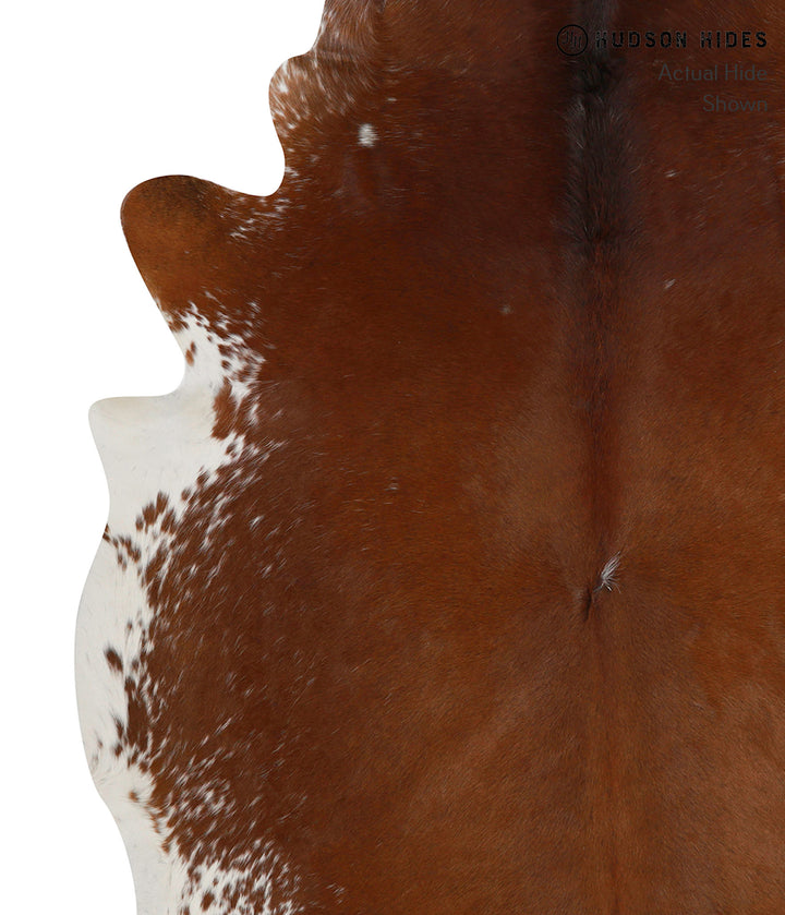 Salt and Pepper Brown X-Large Brazilian Cowhide Rug 7'3"H x 6'5"W #84007 by Hudson Hides