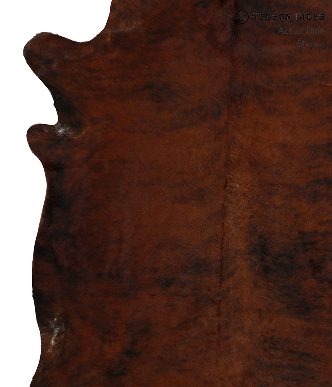 Dark Brindle X-Large Brazilian Cowhide Rug 7'2"H x 6'10"W #84101 by Hu