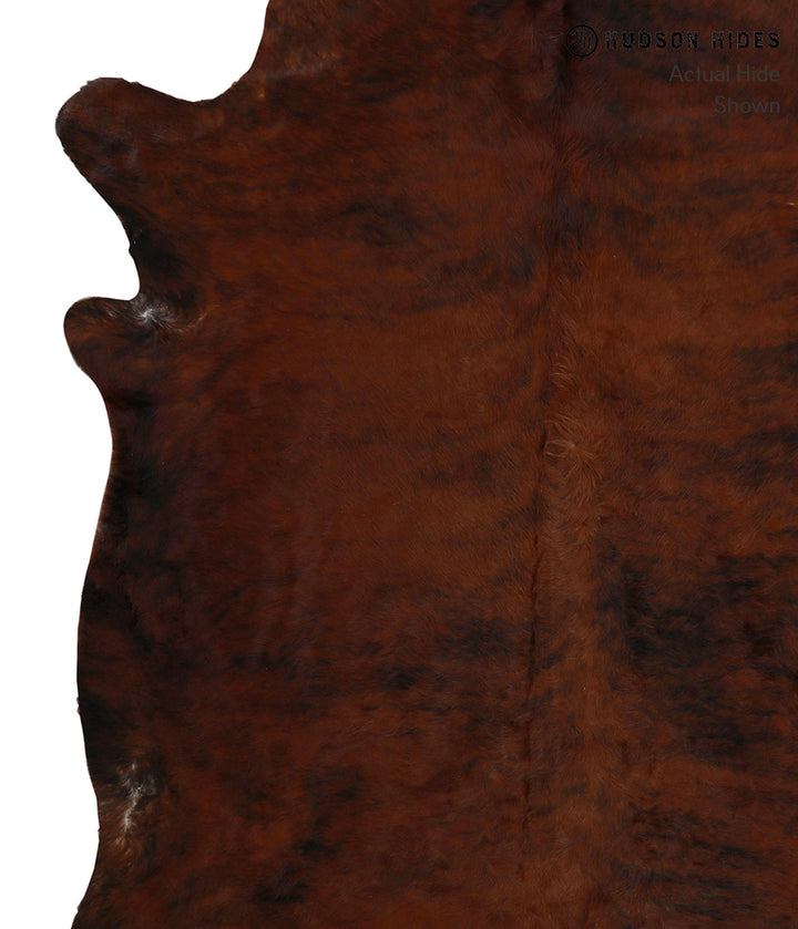 Dark Brindle X-Large Brazilian Cowhide Rug 7'2"H x 6'10"W #84101 by Hudson Hides