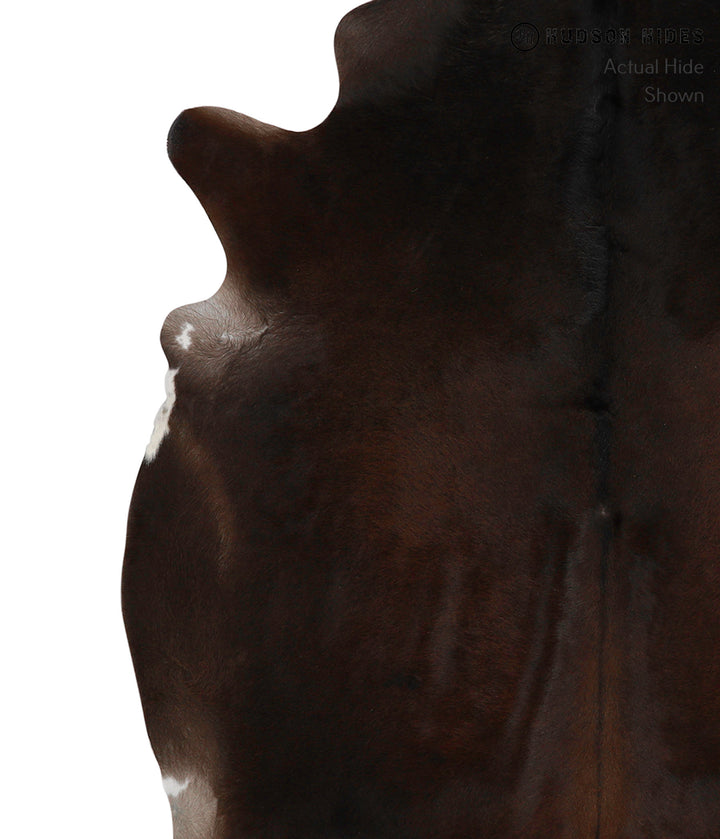 Chocolate X-Large Brazilian Cowhide Rug 7'5"H x 5'11"W #84114 by Hudson Hides