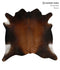 Chocolate XX-Large Brazilian Cowhide Rug 6'11