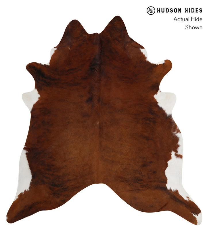 Medium Brindle XX-Large Brazilian Cowhide Rug 7'5"H x 6'11"W #84260 by Hudson Hides