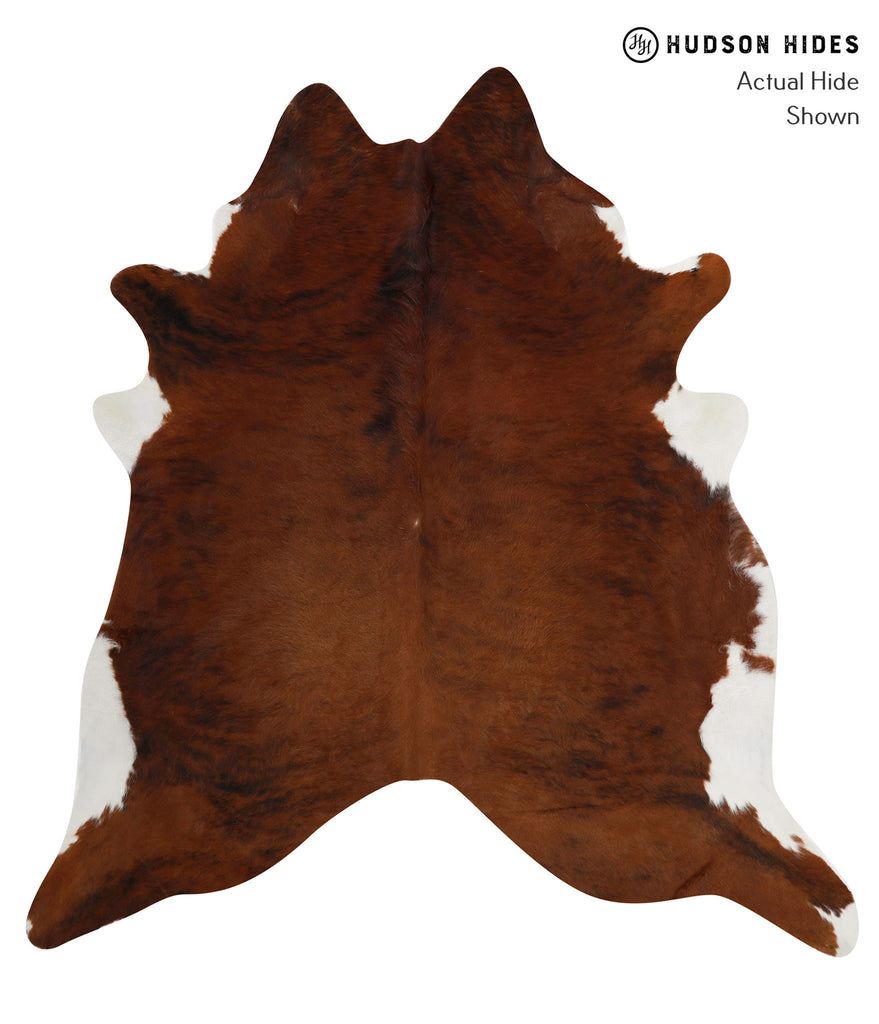 Medium Brindle XX-Large Brazilian Cowhide Rug 7'5"H x 6'11"W #84260 by Hudson Hides