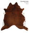 Medium Brindle XX-Large Brazilian Cowhide Rug 7'5