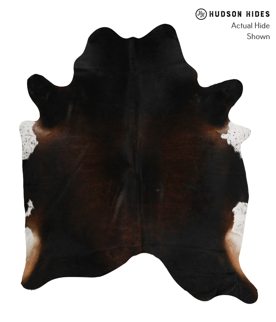 Chocolate X-Large Brazilian Cowhide Rug 7'6"H x 6'5"W #84281 by Hudson Hides