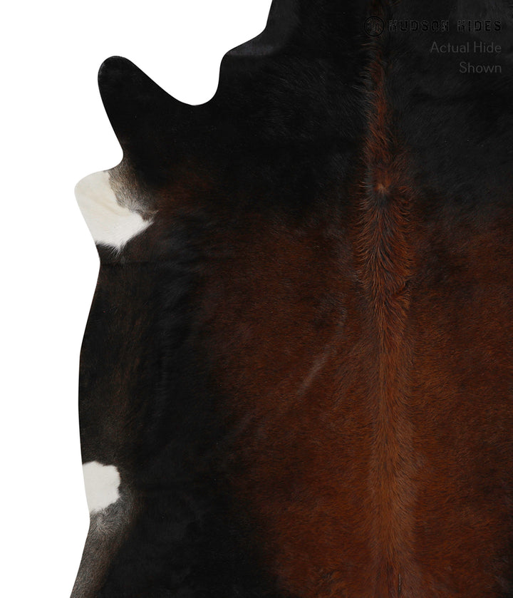 Chocolate XX-Large Brazilian Cowhide Rug 7'6"H x 7'0"W #84350 by Hudson Hides