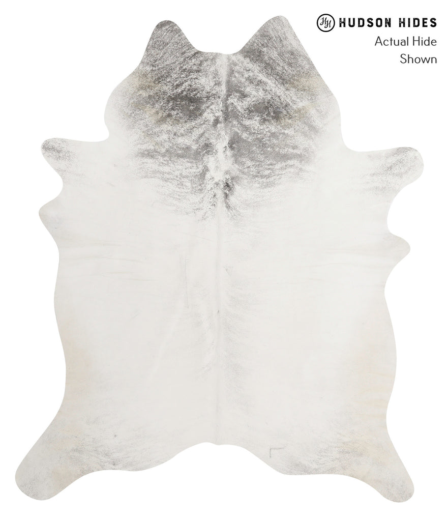 Grey Brindle X-Large Brazilian Cowhide Rug 7'6"H x 6'4"W #84364 by Hudson Hides