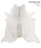 Light Grey XX-Large Brazilian Cowhide Rug 7'9