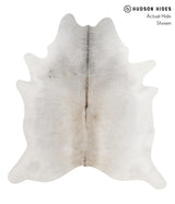 Medium Grey X-Large Brazilian Cowhide Rug 7'3"H x 6'7"W #84403 by Hudson Hides