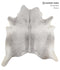 Medium Grey XX-Large Brazilian Cowhide Rug 7'5