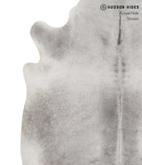 Medium Grey XX-Large Brazilian Cowhide Rug 7'5"H x 6'10"W #84405 by Hudson Hides