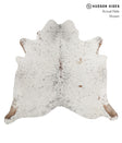 Salt and Pepper Brown Large Brazilian Cowhide Rug 6'0"H x 6'6"W #84407 by Hudson Hides