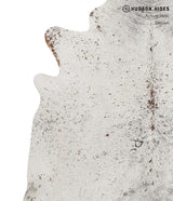 Salt and Pepper Brown Large Brazilian Cowhide Rug 6'0"H x 6'6"W #84407 by Hudson Hides