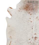 Salt and Pepper Brown X-Large Brazilian Cowhide Rug 6'7"H x 6'5"W #84408 by Hudson Hides