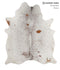 Salt and Pepper Brown Large Brazilian Cowhide Rug 6'10