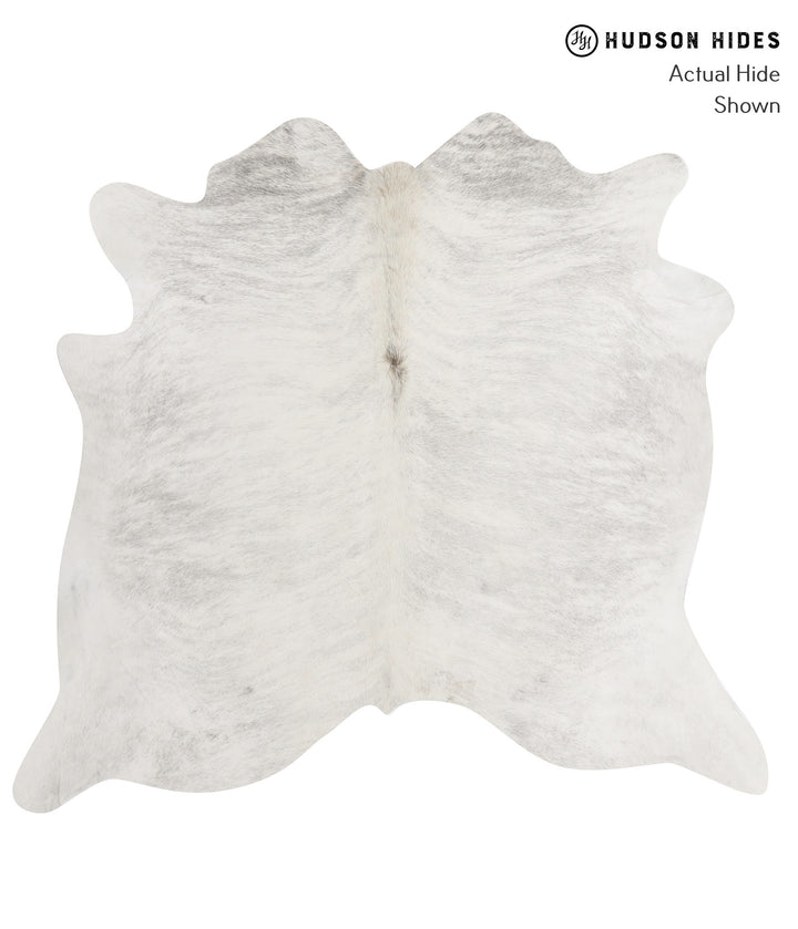 Grey Brindle Large Brazilian Cowhide Rug 6'0"H x 6'5"W #84418 by Hudson Hides